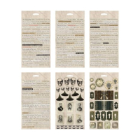 Tim Holtz  Idea-ology Halloween Sticker Book Curiosities (302pcs) (TH94271)